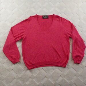 Barbour V-Neck Sweater Mens Medium Pull Over
